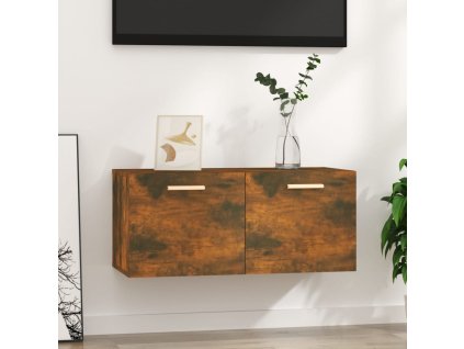 Nástěnná skříňka kouřový dub 80 x 35 x 36,5 cm kompozitní dřevo 817603