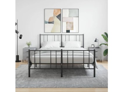 Noční stolky 2 ks betonově šedé 40x35x47,5 cm kompozitní dřevo 827333