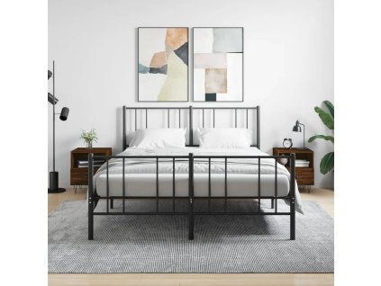 Noční stolky 2 ks hnědý dub 40 x 35 x 47,5 cm kompozitní dřevo 827435