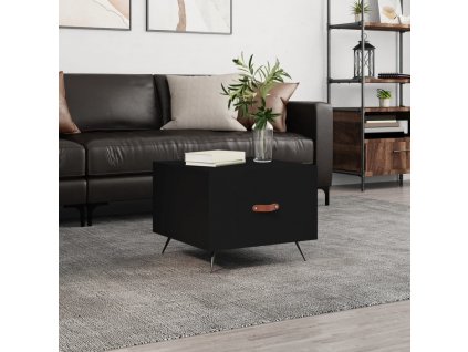 Konferenční stolek černý 50 x 50 x 40 cm kompozitní dřevo 829334