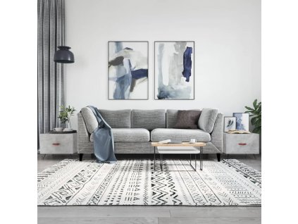Konferenční stolky 2 ks betonově šedé 50 x 50 x 40 cm kompozit 829341
