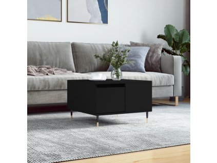 Konferenční stolek černý 55 x 55 x 36,5 cm kompozitní dřevo 830749