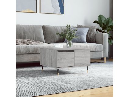 Konferenční stolek šedý sonoma 55x55x36,5 cm kompozitní dřevo 830754