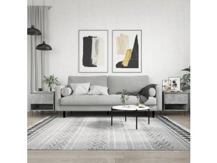 Konferenční stolky 2 ks betonově šedé 50 x 46 x 50 cm kompozit 830917