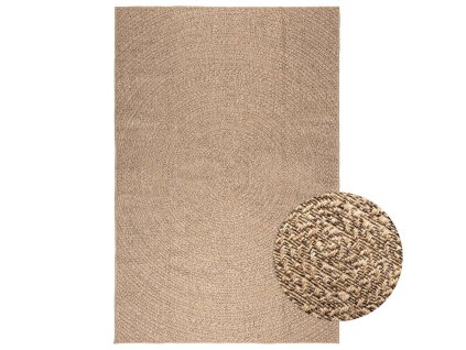 Koberec ZIZUR 200 x 290 cm jutový vzhled interiér i exteriér 364842