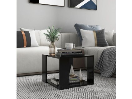 Konferenční stolek černý 40 x 40 x 30 cm kompozitní dřevo 806311