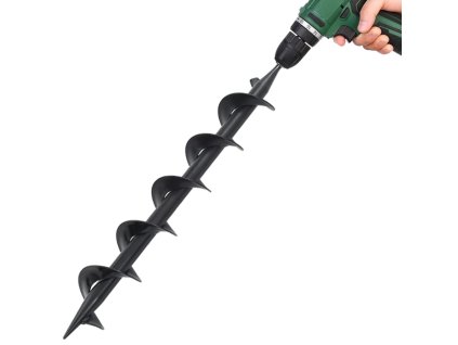 Šnekový vrtací nástavec ocel 75 x 600 mm 145257