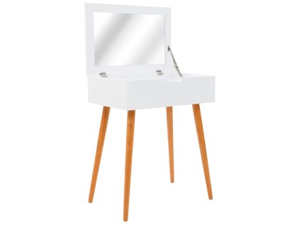 Toaletní stolek se zrcadlem MDF 60 x 40 x 75 cm 245751