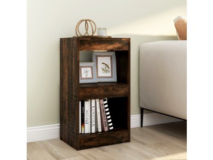 Knihovna / dělicí stěna kouřový dub 40 x 30 x 72 cm 813584