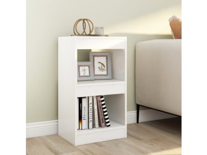 Knihovna / dělicí stěna bílá 40 x 30 x 72 cm 811601