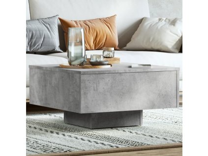 Konferenční stolek betonově šedý 60x60x31,5 cm kompozitní dřevo 806889