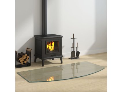 Skleněná deska pod kamna 120 x 60 cm 324150