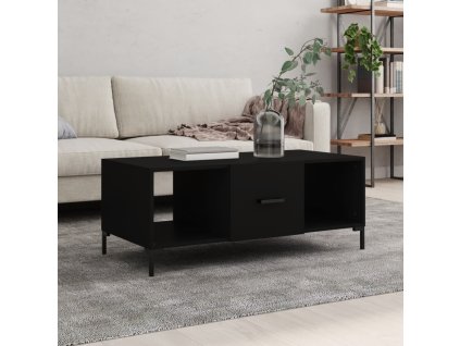 Konferenční stolek černý 102 x 50 x 40 cm kompozitní dřevo 829301