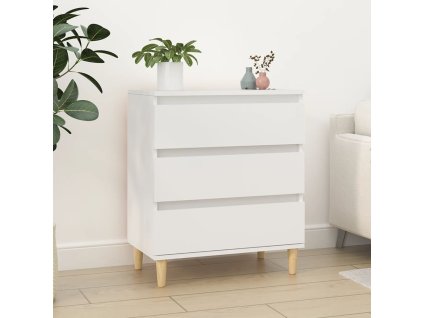 Příborník bílý 60 x 35 x 70 cm kompozitní dřevo 823040