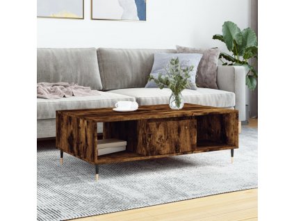 Konferenční stolek kouřový dub 104x60x35 cm kompozitní dřevo 827081