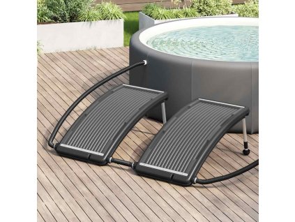 Solární ohřev bazénu zaoblené panely 2 ks 110 x 65 cm 3059850