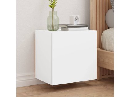 Nástěnné TV skříňky 2 ks bílé 40,5x30x40 cm kompozitní dřevo 836897