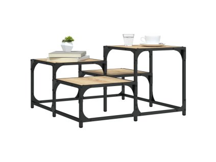 Konferenční stolek dub sonoma 68 x 68 x 40 cm kompozitní dřevo 837748