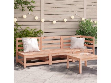 Zahradní pohovka 3místná masivní dřevo douglasky 837954