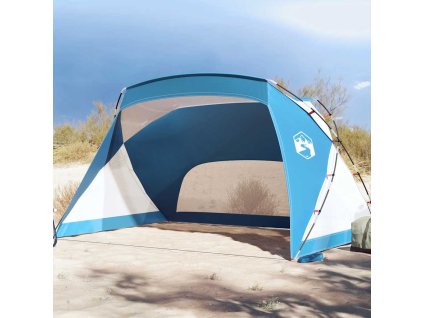 Plážový stan azurově modrý 274x178x170/148 cm 185T polyester 94403