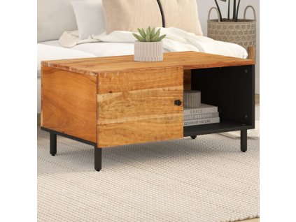 Konferenční stolek 80 x 50 x 40 cm masivní akáciové dřevo 356859