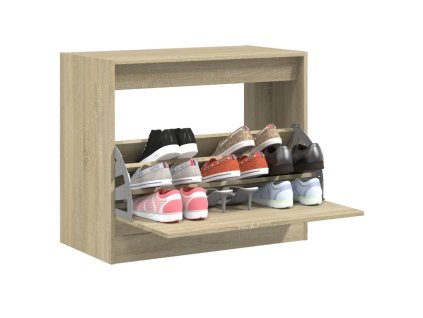 Botník dub sonoma 80 x 42 x 69 cm kompozitní dřevo 840003