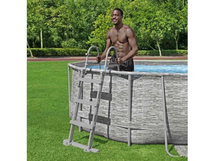 Bestway Bazénové schůdky 4 stupně Flowclear 107 cm 93327