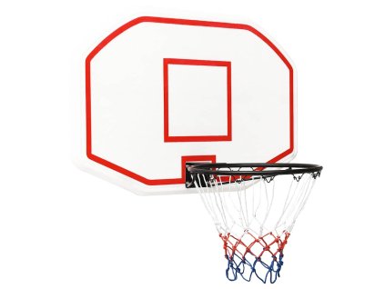 Basketbalový koš bílý 109 x 71 x 3 cm polyethylen 93662