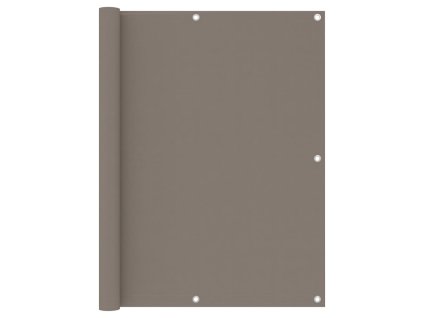 Balkónová zástěna taupe 120 x 300 cm oxfordská látka 134992