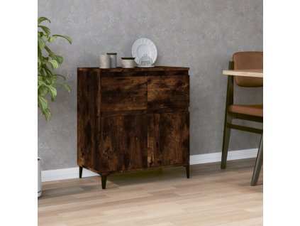 Příborník kouřový dub 60 x 35 x 70 cm kompozitní dřevo 819689