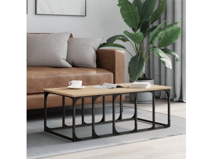 Konferenční stolek dub sonoma 100x50x35,5 cm kompozitní dřevo 833379