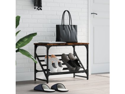 Botník kouřový dub 60 x 30 x 45 cm kompozitní dřevo 833415