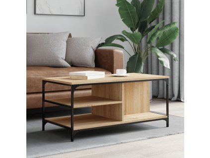 Konferenční stolek dub sonoma 100 x 50 x 45 cm kompozitní dřevo 835305