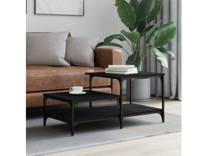 Konferenční stolek černý 100 x 50,5 x 45 cm kompozitní dřevo 835379