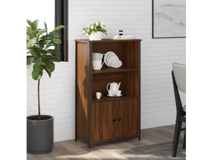 Skříňka hnědý dub 62 x 32 x 103,5 cm kompozitní dřevo 834219