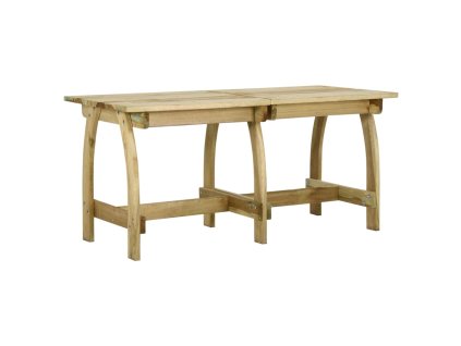 Zahradní stůl 160 x 74 x 75 cm impregnované borové dřevo 318404