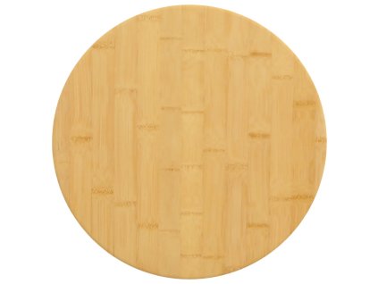 Stolní deska Ø 40 x 2,5 cm bambus 352679