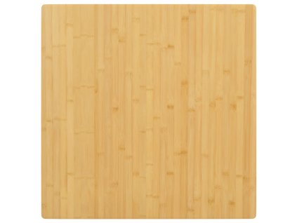 Stolní deska 80 x 80 x 2,5 cm bambus