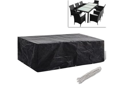 Plachta na zahradní nábytek s 8 očky 300 x 140 x 90 cm 41642