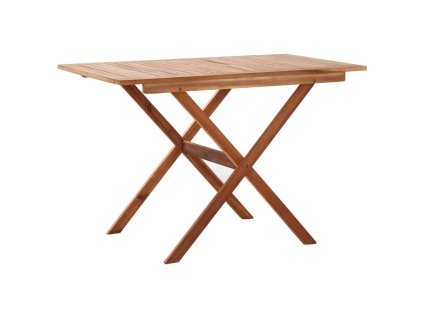 Zahradní stůl 110 x 67 x 74 cm masivní akáciové dřevo 46458