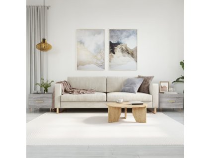 Konferenční stolky 2 ks šedé sonoma 50x50x40cm kompozitní dřevo 829377