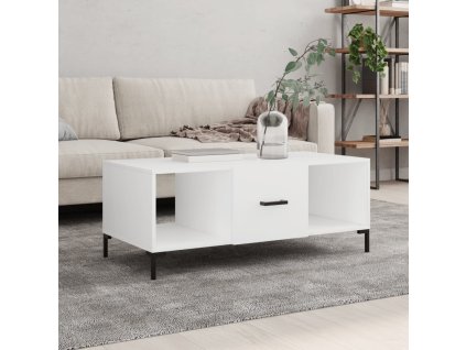 Konferenční stolek bílý 102 x 50 x 40 cm kompozitní dřevo 829300
