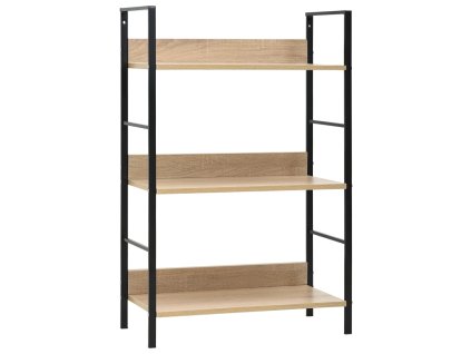 Knihovna se 3 policemi dub 60 x 27,6 x 90,5 cm kompozitní dřevo 288219