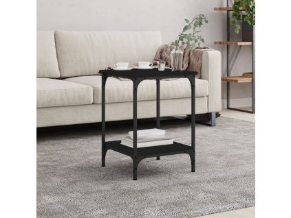 Konferenční stolek černý 40 x 40 x 55 cm kompozitní dřevo 832823