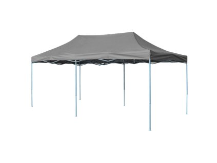 Skládací nůžkový party stan 3 x 6 m antracitový 44967