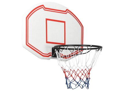 Basketbalový koš bílý 90x60x2 cm polyethylen 93663