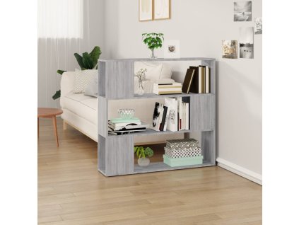 Knihovna / dělicí stěna šedá sonoma 100 x 24 x 94 cm 826648