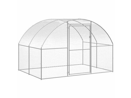 Venkovní klec pro kuřata 3 x 2 x 2 m pozinkovaná ocel 171463