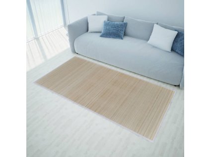 Obdélníkové koberce z přírodního bambusu 2 ks 120 x 180 cm 278744