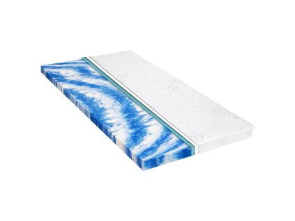 Vrchní matrace 80 x 200 cm gelová pěna 7 cm 282782